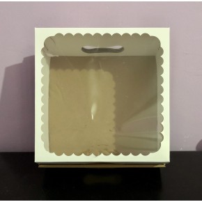 Caja de desayuno con visor 30x30x12