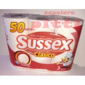 ROLLO DE COCINA SUSSEX X 50 PAÑOS